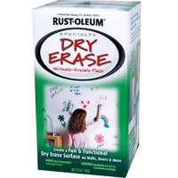 RUST-OLEUM SPECIALTY 241140 Dry Erase Paint, White, 27 oz