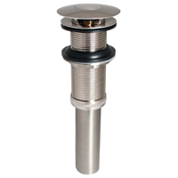 DRAIN PBTN W/O OVRFLW BRSH NIC