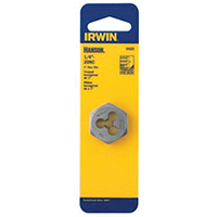 IRWIN 9423 Machine Screw Die, 1/4-28 Thread, NF Thread, Right Hand Thread,
