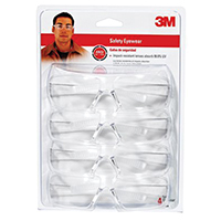 3M SAFETY GLASSES 4PK