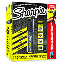 Sharpie Pro Series 2018326 Permanent Marker, Black