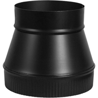 FLUE PIPE INCREASER 7X8IN BLK