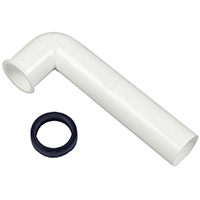 Danco 88441 Tailpiece with Gasket, Plastic, For: InSinkErator Models