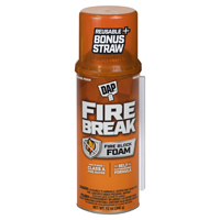 Touch 'n Foam Fire Break 4004501212 Flame Resistant Sealant, Amber, 60 to