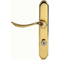 DOOR HANDLE SET BRASS QUICKFIT