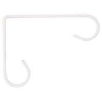 Landscapers Select GB0183L Plant Bracket, 4-1/4 L, Steel, White, White, Wall