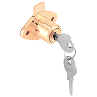 Defender Security U 9947KA Cam Lock, Keyed Lock, Stainless Steel, Brass