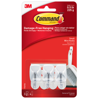 Command KIT Small Wire Hook, 0.5 lb Weight Capacity, Plastic