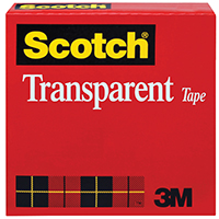 600 TRANSPARENT TAPE1/2X2592IN