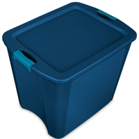 STERILITE CARRY TOTE 26GAL BLUE