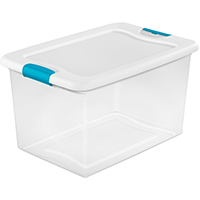 STERILITE 64QT LATCH BOX B/BERRY