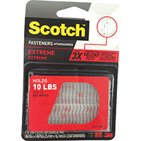 FASTENER EXTREME 1INX3IN CLEAR
