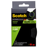 FASTENER INDOOR 3/4X5FT BLACK