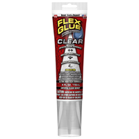 Flex Seal GFSCLRR04 Rubberized Glue, Clear, 4 oz Squeeze Tube