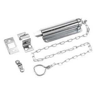 6" SPRING CHAIN BOLT-ZINC 570X-V
