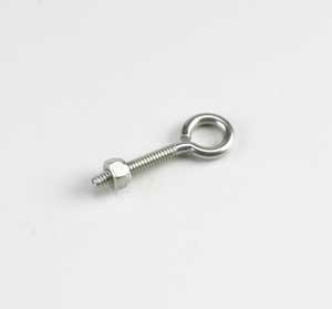 SS.EYE BOLT:  3/8"X4"....W/NUT