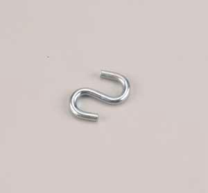 S-HOOK: 1"  ZINC/BULK