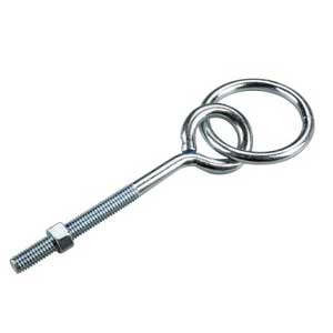 EYE BOLT W/LOOSE RING 3/8"X 6"