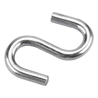 S-HOOK: 1-1/2"  ZINC/5PK