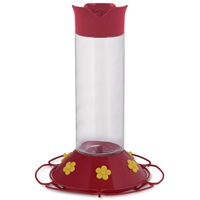 GLASS HUMMINGBIRD FEEDER (30OZ)