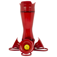FEEDER HUMMNGBRD RED GLASS 8OZ