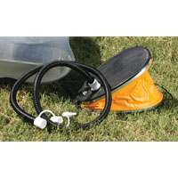Texsport 23112 Deluxe High Volume Bellows Pump With Adapter; Nylon