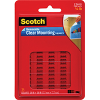 35PK11/16" CLR Square
