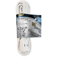 12' EXT.CORD WHT 16/2 770602W