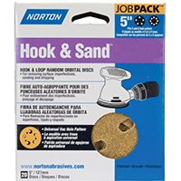 5" NORTON HOOK/LOOP 25PK 100G