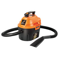 ARMOR ALL AA255 Wet/Dry Vacuum Cleaner, 2.5 gal Vacuum, Quiet, Foam Sleeve