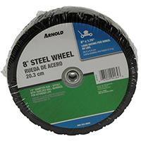 MOWER WHEEL STEEL HUB 8X1.75IN