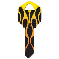 KEY BLANK KW1-18 FLAMES