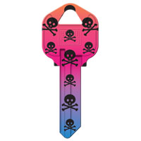 KEY BLANK KW1-24 SKULLS