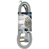 PWZ-ORD100305 DRYR CORD 10/3 5FT