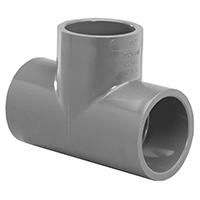 TEE SCH80 PVC  1-1/2 SLP