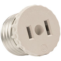 SOCKET ADAPTER WHITE