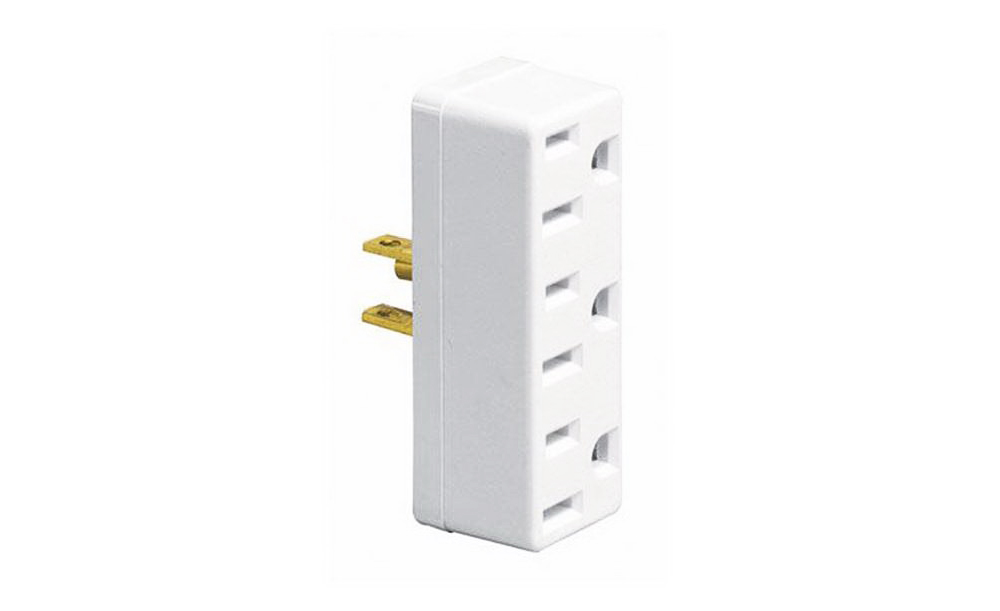GROUNDED 3 OUTLET ADAPTER
