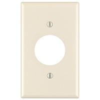WALLPLATE SGL APPLIANCE ALM