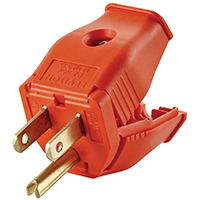 HINGED PLUG 15A ORANGE