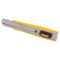 DeWALT DWHT10045 Utility Knife, 5-1/4 in L Blade, 25 mm W Blade, Metal