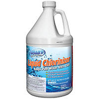 SUNBELT CHEMICALS 00120 Liquid Chlorinizer; 1 gal; Liquid; Bleach; Light