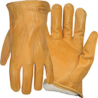 GLOVE GRAIN LEATHER LINED XL