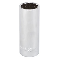 SOCKET DEEP 22MMX12PT 1/2DR