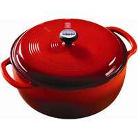 DUTCH OVEN CAST IRON RED 6 QT