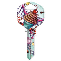 KEY BLANK KW1 CUPCAKE BLING