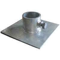 11107 BASE PLATE GALV 6X6