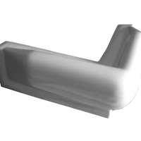 BUMPER CORNER PVC WHT 10X10IN