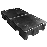 DOCK FLOAT HOLLOW 24X48X.08IN