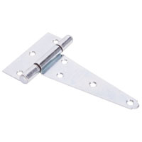 HINGE T STL FIXPIN HD 5IN ZINC