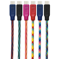 CABLE MICRO-USB BRAIDED 10FT